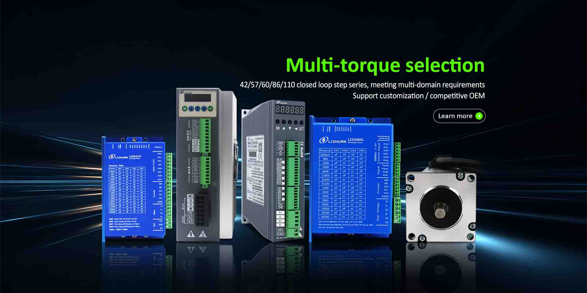 کارخانه درایور موتور پله ای حلقه باز حلقه بسته چین